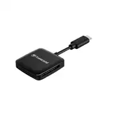 Transcend RDC3 lector de tarjeta USB 3.2 Gen 1 (3.1 Gen 1) Type-C Negro