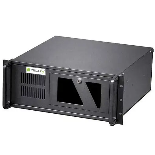 Techly I-CASE MP-P4HX-BLK2 carcasa de ordenador Estante Negro