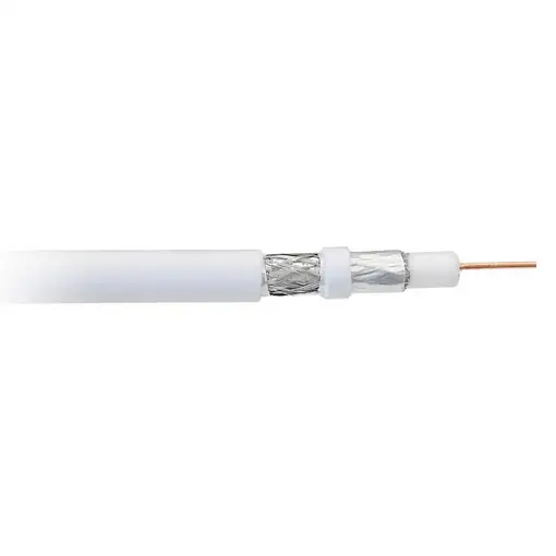 Libox Kabel koncentryczny PCC80 100m cable coaxial RG-6/U Blanco