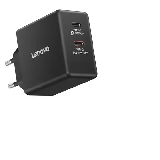 Lenovo 40AW065BEU adaptador e inversor de corriente Interior / exterior 65 W Negro
