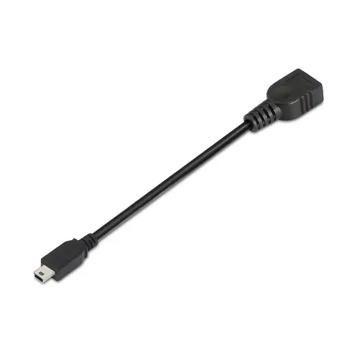 AISENS A101-0033 cable USB USB 2.0 0,15 m Mini-USB B USB A Negro