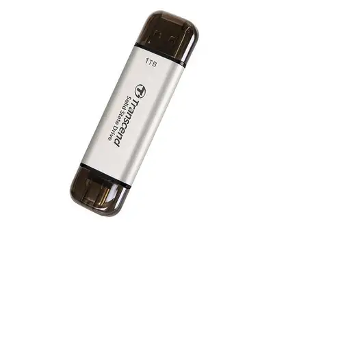 Transcend ESD310 1 TB USB Type-A / USB Type-C Plata