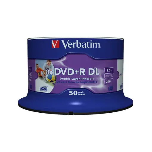 Verbatim 43703 DVD en blanco 8,5 GB DVD-R 50 pieza(s)