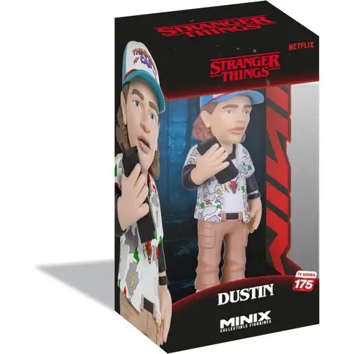 Figura Minix Stranger Things Dustin Hellfire Modelo 175