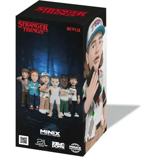Figura Minix Stranger Things Dustin Hellfire Modelo 175