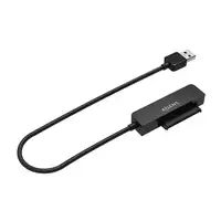 AISENS Adaptador SATA a USB-A USB3.0/USB3.1 Gen1 para Discos Duros 2.5″, Negro