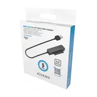 AISENS Adaptador SATA a USB-A USB3.0/USB3.1 Gen1 para Discos Duros 2.5″, Negro