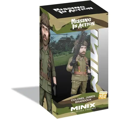 Figura Minix Desaparecido en Combate Coronel James Braddock Chuck Norrys Modelo 1