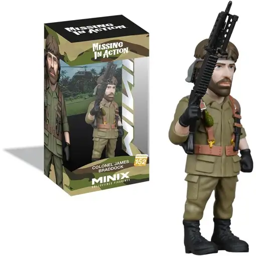 Figura Minix Desaparecido en Combate Coronel James Braddock Chuck Norrys Modelo 1