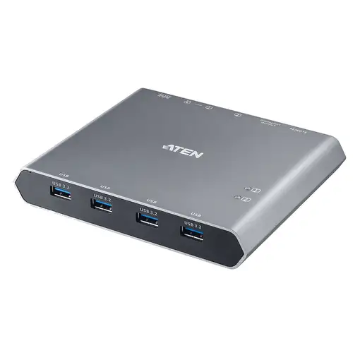 ATEN Conmutador KVM 4K DisplayPort USB-C de 2 puertos con paso de corriente ATEN Conmutador KVM 4K DisplayPort USB-C de 2 puertos con paso de corriente
