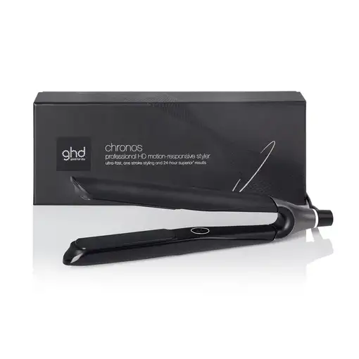 Planchas de pelo negras, placas de 26 mm, Chronos Styler GHD Planchas de pelo negras, placas de 26 mm, Chronos Styler GHD