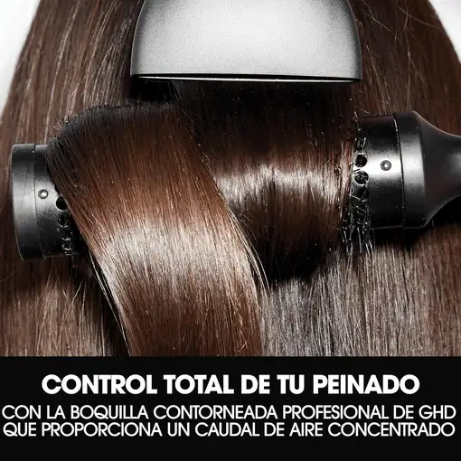Secador de pelo profesional Burdeos, 2200W, 2 niveles de temperatura, Helios GHD