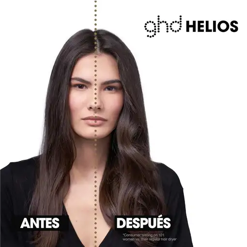 Secador de pelo profesional Burdeos, 2200W, 2 niveles de temperatura, Helios GHD