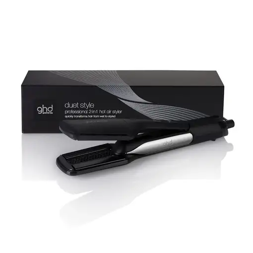 Plancha de pelo y secador de aire caliente 2 en 1 Negra, Duet Style GHD Plancha de pelo y secador de aire caliente 2 en 1 Negra, Duet Style GHD