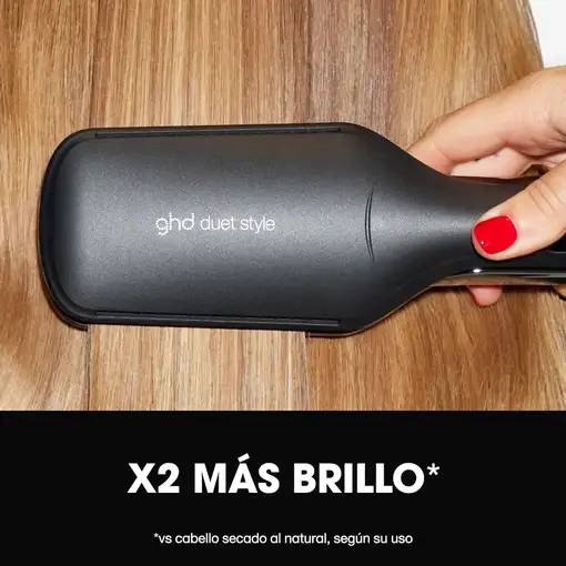 Plancha de pelo y secador de aire caliente 2 en 1 Negra, Duet Style GHD