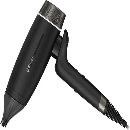 Secador de pelo iónico profesional Negro, 2100 W, Speed GHD