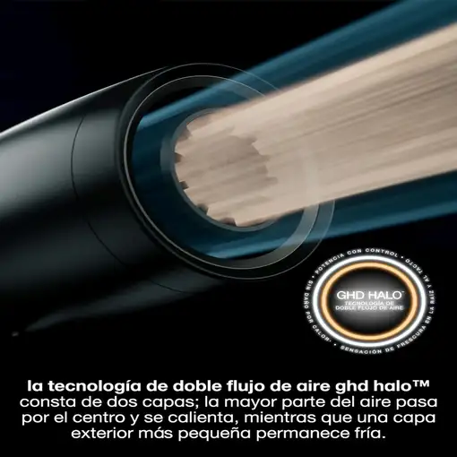 Secador de pelo iónico profesional Negro, 2100 W, Speed GHD