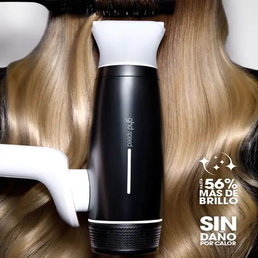 Secador de pelo iónico profesional Blanco Plata, 2100 W, Speed GHD