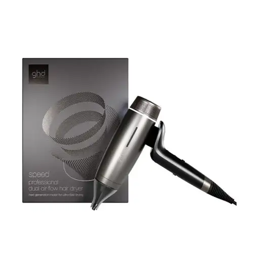 Secador de pelo iónico profesional Negro Titanio, 2100 W, Speed GHD Secador de pelo iónico profesional Negro Titanio, 2100 W, Speed GHD