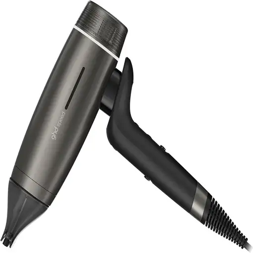 Secador de pelo iónico profesional Negro Titanio, 2100 W, Speed GHD