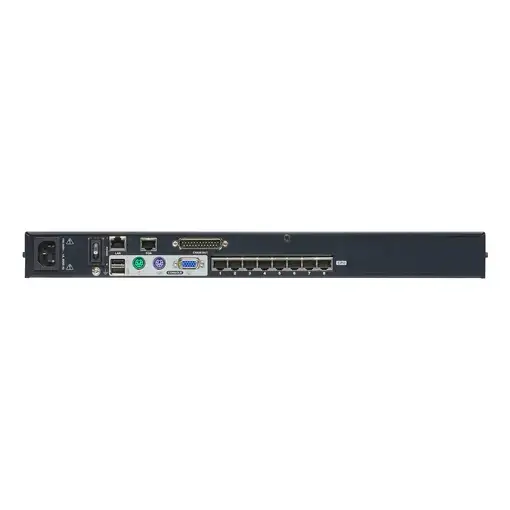 ATEN Switch KVM por IP multi-interfaz Cat 5 de 8 puertos con acceso compartido