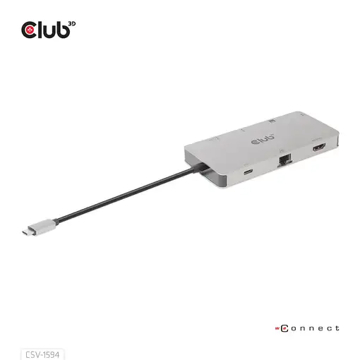 CLUB3D CSV-1594 base para portátil y replicador de puertos USB 3.2 Gen 1