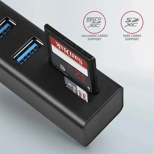 Axagon HMA-CR3A base para portátil y replicador de puertos Alámbrico USB 3.2 Gen 1
