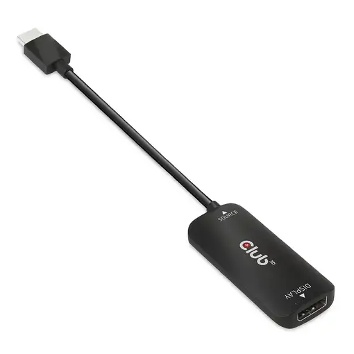 CLUB3D CAC-1335 adaptador de cable de vídeo 1 m HDMI + USB DisplayPort Negro