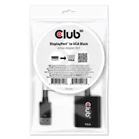CLUB3D CAC-2013 adaptador de cable de vídeo 0,228 m Displayport VGA Negro CLUB3D CAC-2013 adaptador de cable de vídeo 0,228 m Displayport VGA Negro