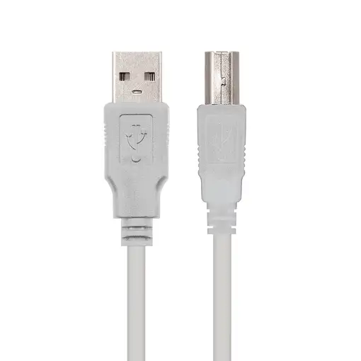 Nanocable CABLE USB 2.0 IMPRESORA, TIPO A/M-B/M, BEIGE, 3.0 M