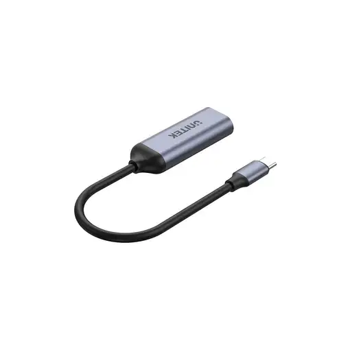UNITEK V1415A adaptador de cable de vídeo 0,15 m USB Tipo C DisplayPort Gris