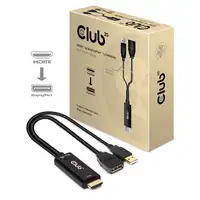 CLUB3D CAC-1331 adaptador de cable de vídeo 0,25 m HDMI DisplayPort Negro CLUB3D CAC-1331 adaptador de cable de vídeo 0,25 m HDMI DisplayPort Negro