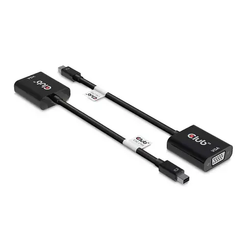 CLUB3D CAC-2113 adaptador de cable de vídeo 0,228 m Mini Displayport VGA Negro