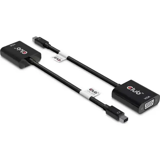 CLUB3D CAC-2113 adaptador de cable de vídeo 0,228 m Mini Displayport VGA Negro