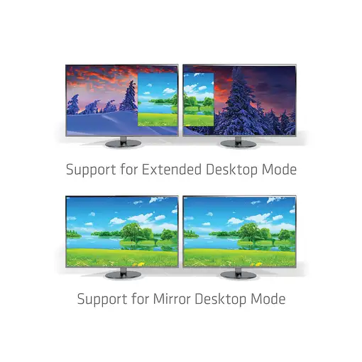 CLUB3D CSV-1555 adaptador de cable de vídeo 1,5 m USB Tipo C 2 x DisplayPort Negro