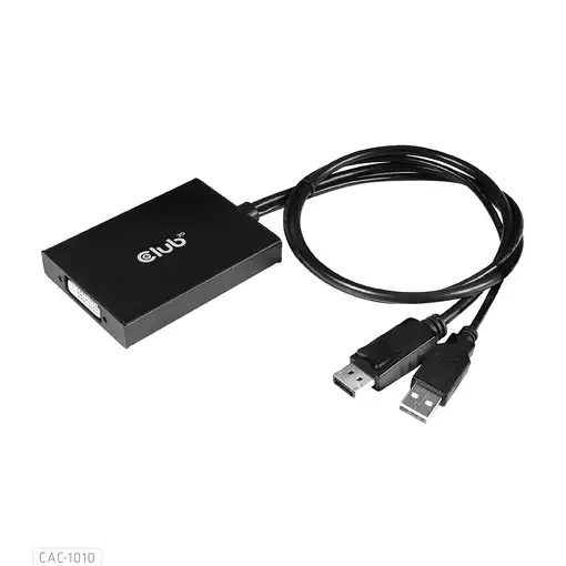 CLUB3D cac-1010 Displayport/usb DVI-I Daul link Negro, Blanco CLUB3D cac-1010 Displayport/usb DVI-I Daul link Negro, Blanco
