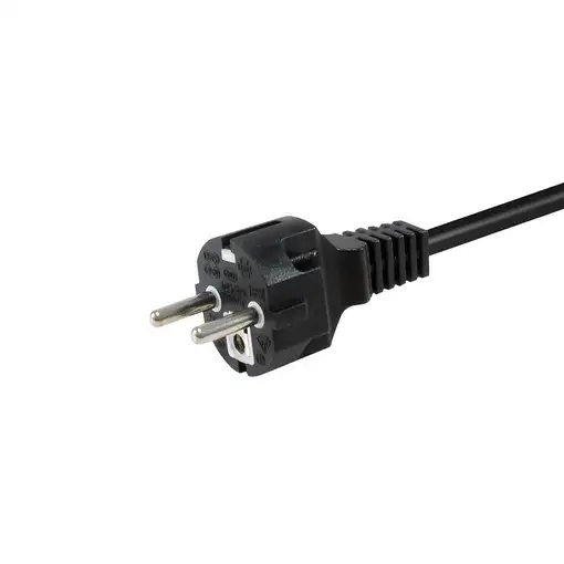 Equip 112183 cable de transmisión Negro 10 m CEE7/7 CEE7/3