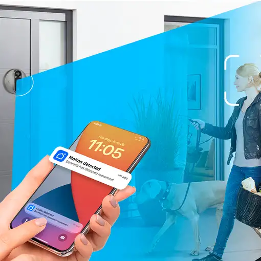 Mirilla Wifi Smart Guard Prixton (detector De Movimiento - Wifi - Visión Nocturna)