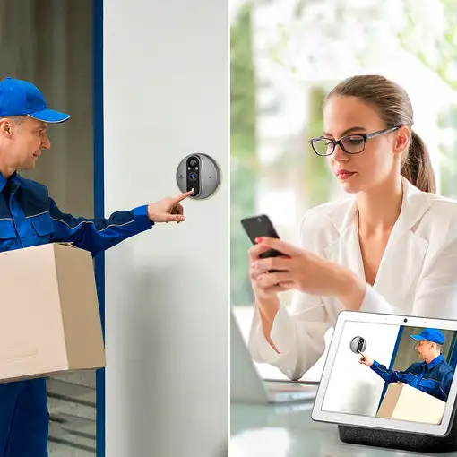 Mirilla Wifi Smart Guard Prixton (detector De Movimiento - Wifi - Visión Nocturna)