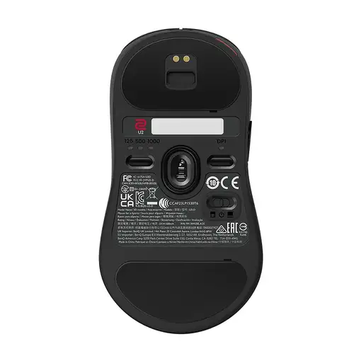 ZOWIE U2 ratón Juego Ambidextro RF inalámbrico Óptico 3200 DPI