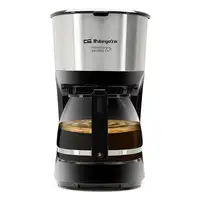 Cafeteras goteo Manual Negro 1.25 L 12 cups CG4512 ORBEGOZO