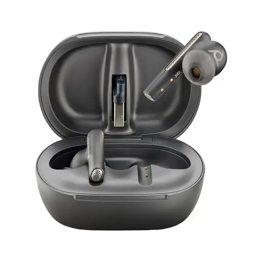 HP Poly Funda de carga con pantalla táctil negra Poly Voyager Free 60+ UC para BT7