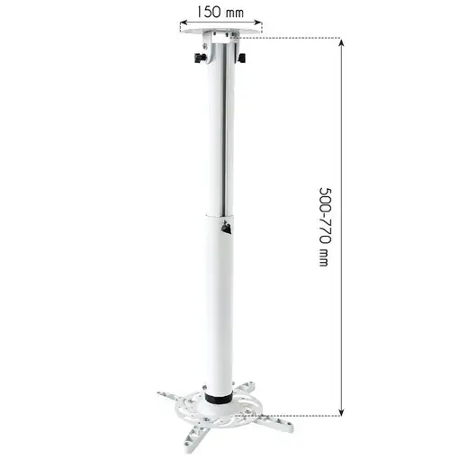 Techly ICA-PM 104MW montaje para projector Techo Blanco