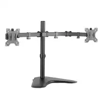 LogiLink BP0045 soporte para monitor 81,3 cm (32") Escritorio Negro, Acero inox