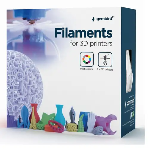 Gembird 3DP-PLA1.75-01-R material de impresión 3d Ácido poliláctico (PLA) Rojo