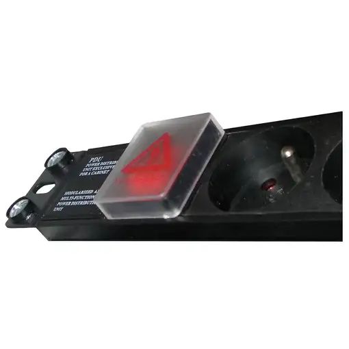 Alantec PZ071U base múltiple 1,8 m 7 salidas AC Interior Negro