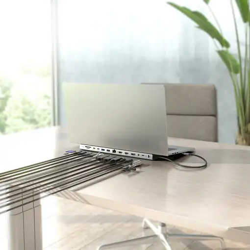 AISENS USB-C Dock 13 en 1, USB-C A 2xHDMI, 1xDisplayPort, 1xRJ45, 3xUSB-A, 2xUSB-C