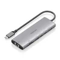 AISENS USB-C Dock 7 en 1, USB-C a 1xHDMI, 1xRJ45, 1xUSB-A 10G, 2xUSB-C 10G, 1xSD