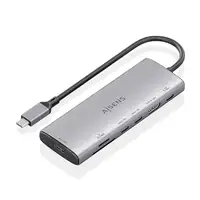 AISENS USB-C Dock 7 en 1, USB-C a 1xHDMI, 1xUSB-A 10G, 2xUSB-C 10G, 1xSD, 1xMicroS
