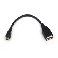 3GO C122 cable USB USB 2.0 0,15 m Micro-USB B USB A Negro
